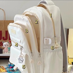 高颜値日系中学校大容量かばん女子高校大学生小衆ランドセルシンプルなパソコンバック