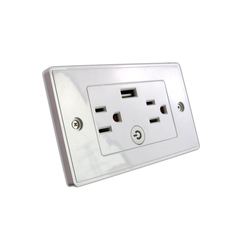 Graffiti solution American Standard Wifi smart wall socket Taiwan Philippines Thailand foreign trade American Standard socket panel