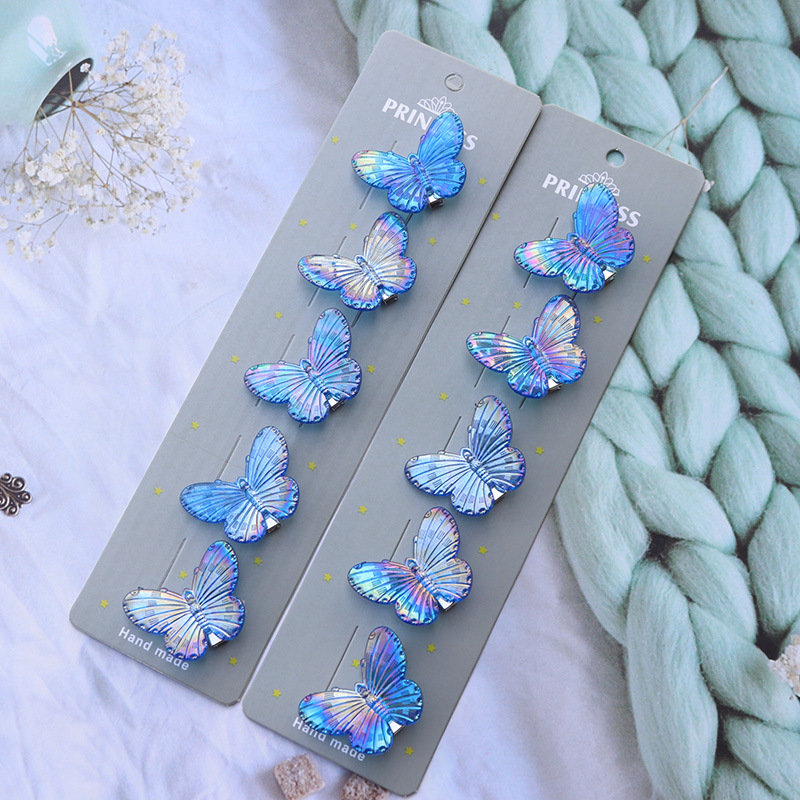 Lady Sweet Butterfly Plastic Resin Hair Clip display picture 4