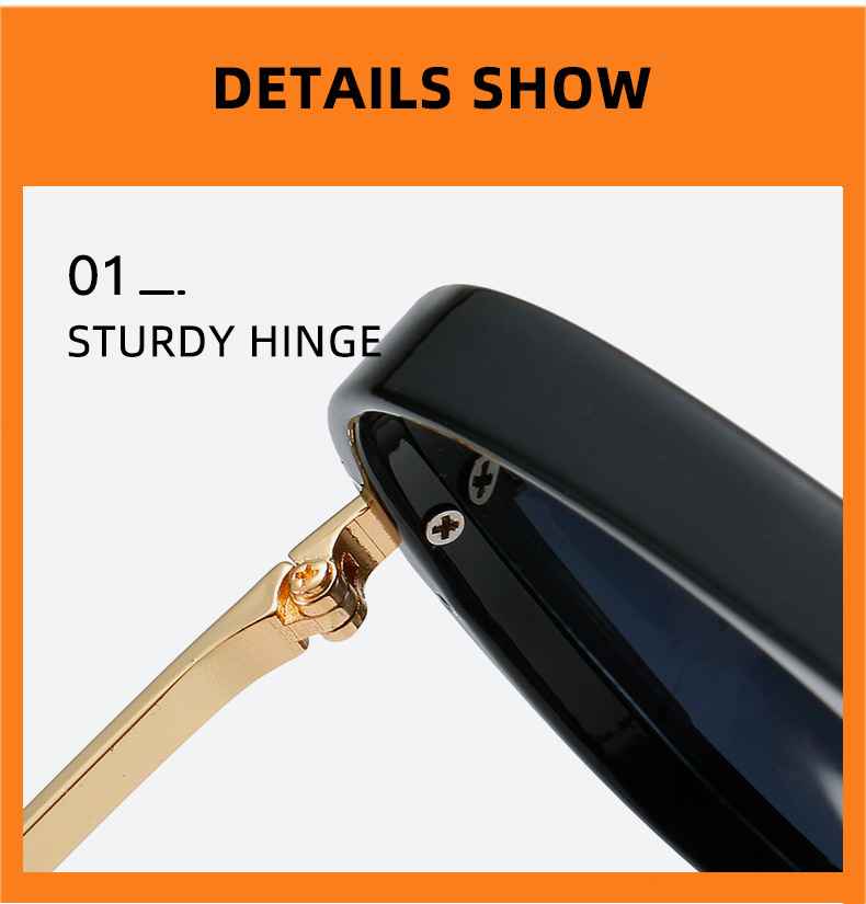 50g Weight Full Frame Glasses Structure Sunglasses Classification PC, UV400 Protection Lens Material toad glasses Glasses Style Travel, Daily Occasion Solid Color Pattern All Seasons Season Unisex Gender Casual Style Grey, Black Color Casual Solid Color PC UV400 Protection Toad Glasses Full Frame Women's Sunglasses 7