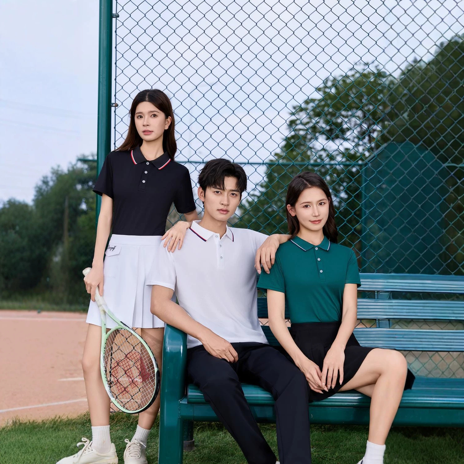 Cross-Border High-End Polo Shirts, Custom Cultural Shirts, Cool and Refreshing Tops, Customizable Logo, Sweat-Absorbent, Breathable, and Cool