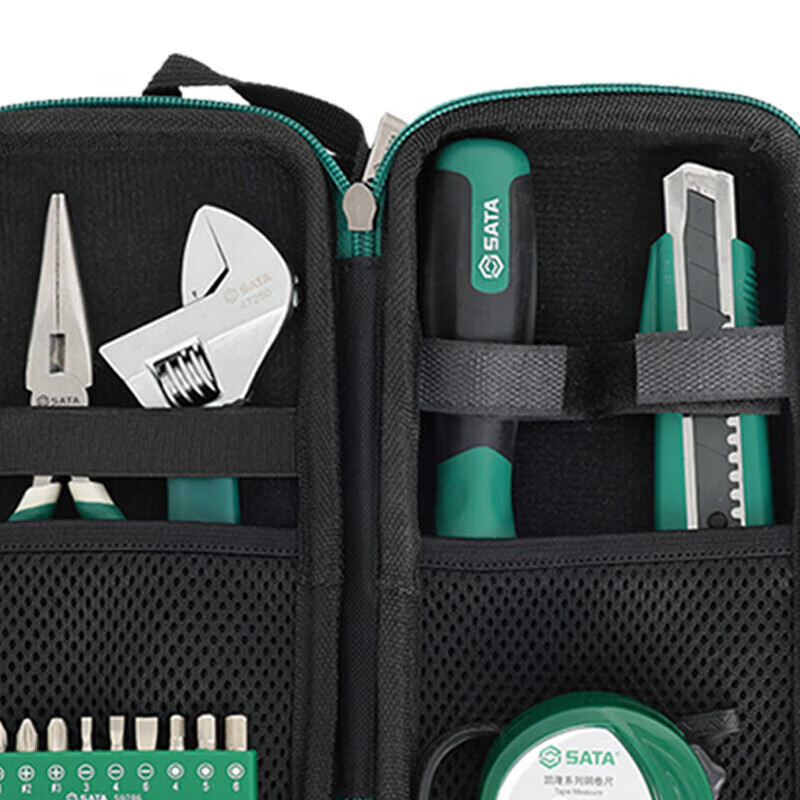 SATA 06001A Kit de mantenimiento básico de 15 piezas