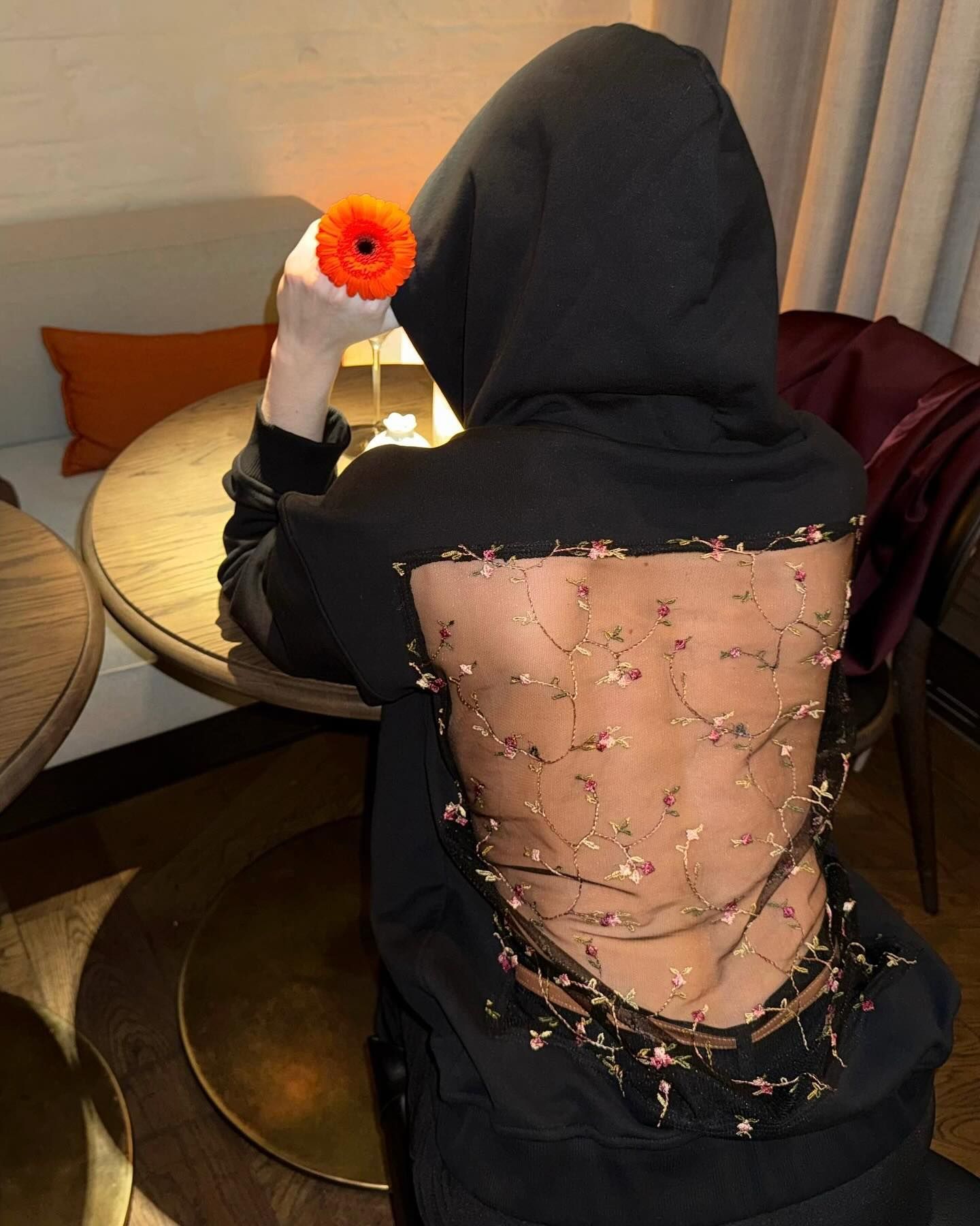 Sudadera con Capucha para Mujer de Poliéster con Manga Larga