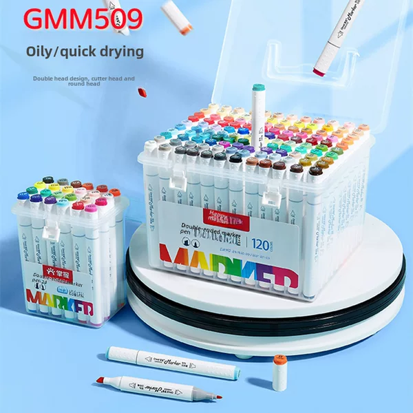 Master touch genuine goods double-headed marker suit 24-color hand painting anime design alcohol triangle White Rod 509