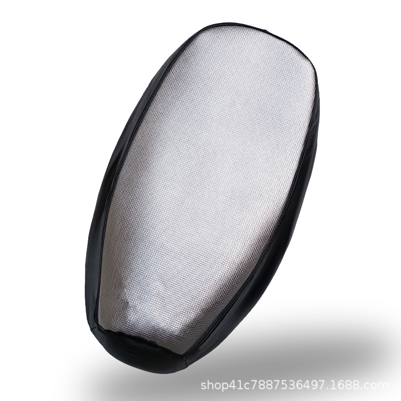 Electric Car Cushion Cover Waterproof Sunscreen Motorcycle Cushion Cover Battery Car Leather Seat Cover Pedal Seat Leather Cover Heat Insulation
