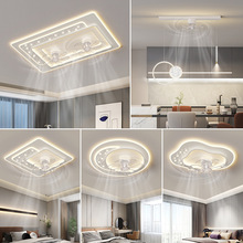 卧室风扇灯轻奢创意个性网红led吸顶灯北欧现代简约家用客厅灯具