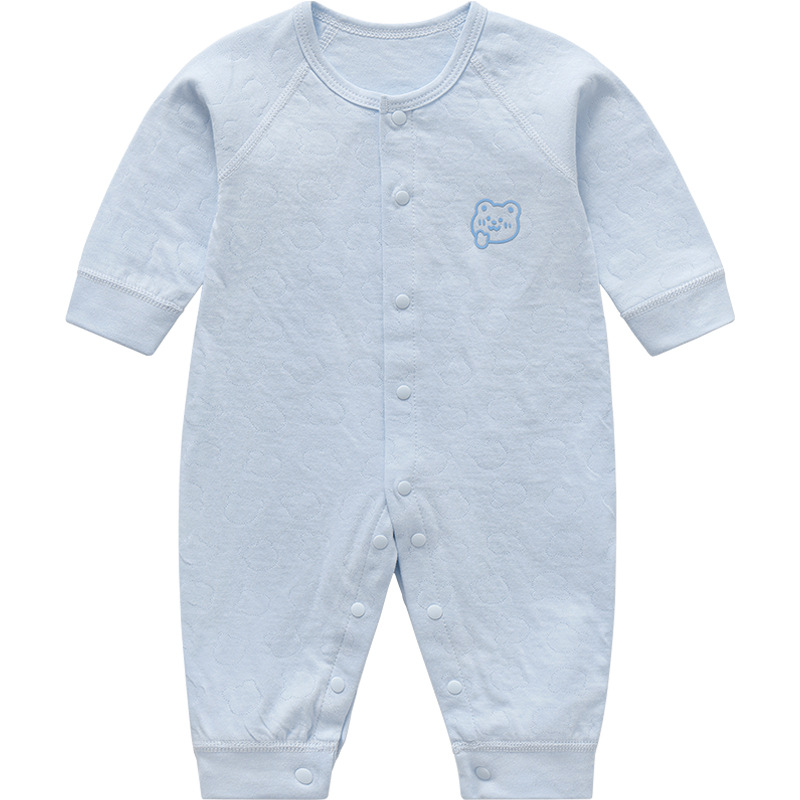 Primavera y otoño, camiseta de bebé, ropa de algodón delgada para hombres y mujeres, ropa de primavera, ropa de escalada, pijamas para niños pequeños, ropa de recién nacidos