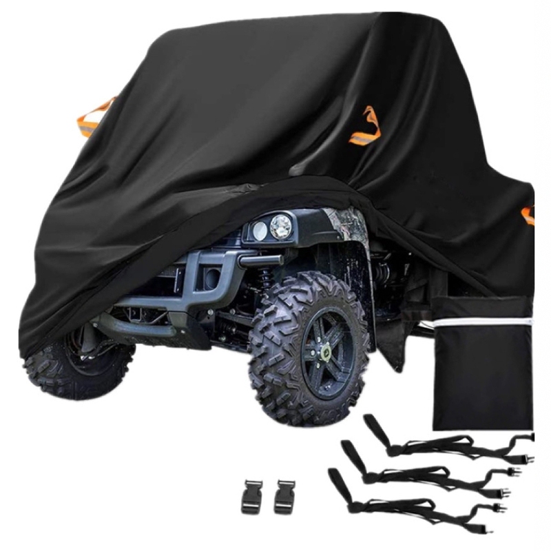 Cross-Border Hot-Selling Atv Cover Oxford Cloth Farm Vehicle Beach Vehicle Waterproof Sun Protection Go-Kart Cover Dustproof Cover