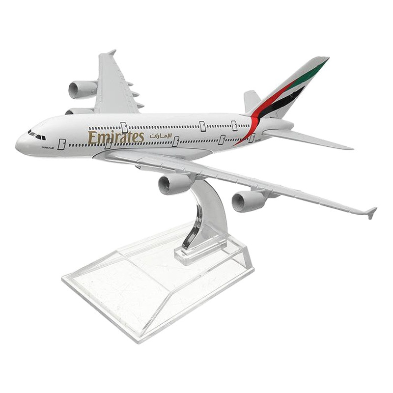 1:400 aviones de aviación civil modelo de aleación internacional Airbus modelo de avión de simulación oficina modelo de avión adornos