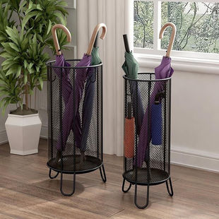 Umbrella Storage Rack, Commercial Door Umbrella Bucket, Household Umbrella Bucket, Light Luxury Floor-Standing Simple Umbrella Rack