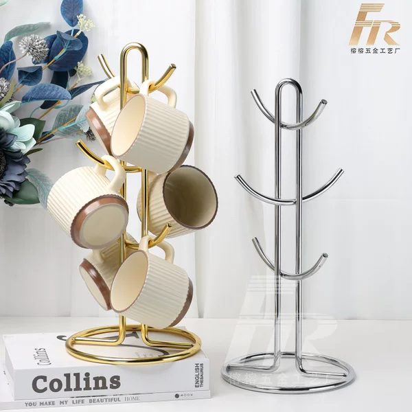 Mug Rack, Water Cup Holder, Kitchen Storage Rack, Coffee Cup Holder, Wine Upside-Down Rack, Tea Draining Rack, Household Use