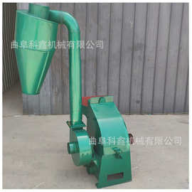 科鑫牌万能超细沙克龙粉碎机图片 干玉米打面机 养殖干牧草打糠机