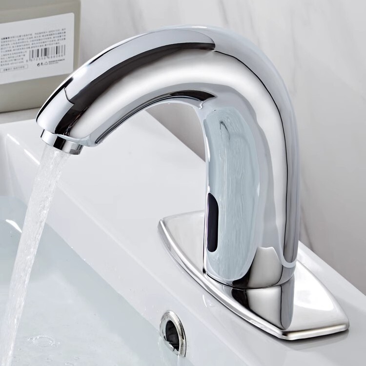 Intelligent Sensor Faucet, Infrared Fully Automatic Countertop Washbasin, Non-Contact Hand Washer, Single Cold Water, All-Copper Intelligent Sensor Faucet, Infrared Fully Automatic Countertop Washbasin, Non-Contact Hand Washer, Single Cold Water, All-Copper