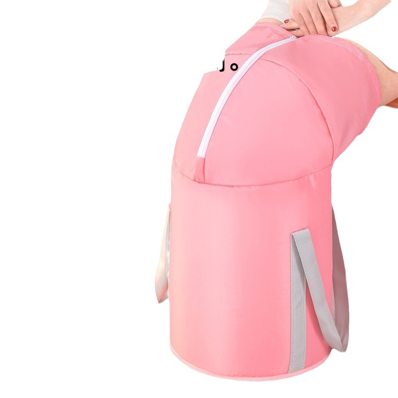 Cubo de baño de pies plegable portátil de viaje cubo profundo sobre la pantorrilla Cubo de aislamiento del dormitorio hogar sobre la rodilla bolsa de baño de pies al por mayor