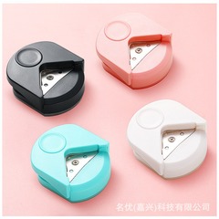 Diyフィレットr4面取りカッター手作り写真切り紙カード直角先円弧切り器