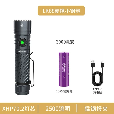 Cross-Border New Model Fixed-Focus UV fənərlər - twilight-gray-with-1-section-18650