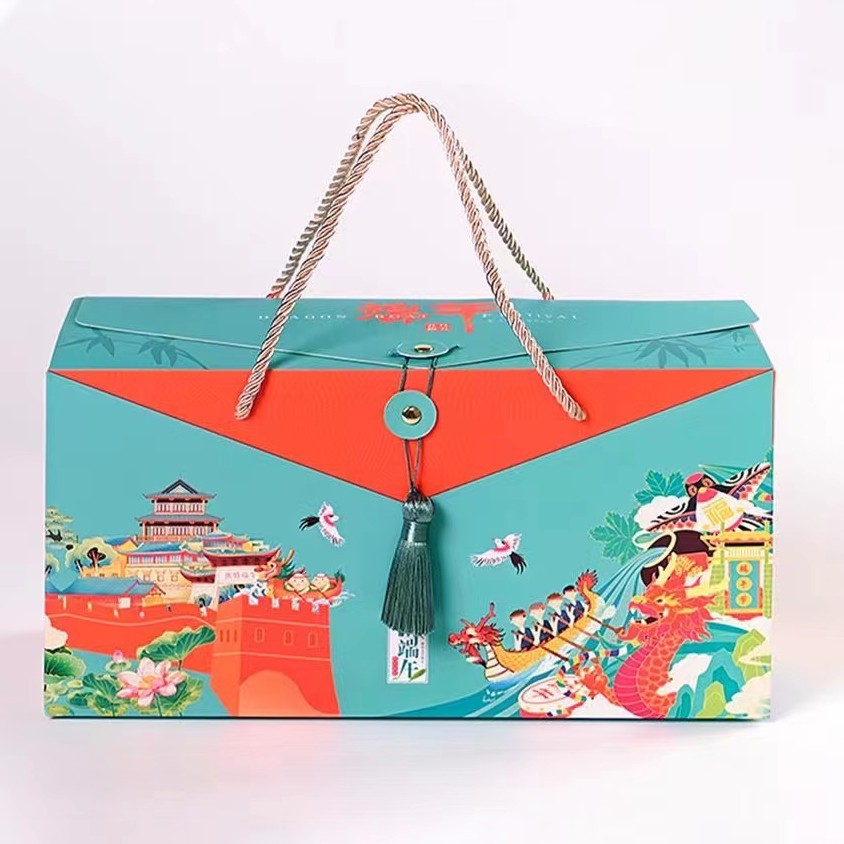 四川厂家彩箱瓦楞纸箱 土特产包装盒 食品水果手提箱加厚礼品包装