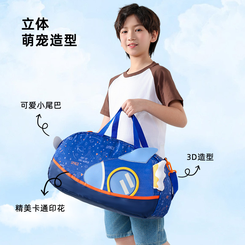 Caricatura lindo conejo, bolsas de hombro para niños y niñas, bolsas de mano para bebés de impresión extranjera, bolsas de viaje de gran capacidad