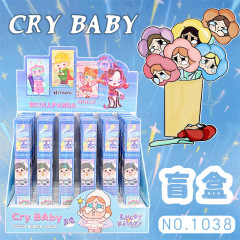 人気の 1038 バブルマートブラインドボックスペン漫画高価値泣いている赤ちゃんプレスゲルペン学生書き込み署名ペン
