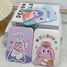 ✅日系化妆镜子可悬挂方形支架台镜高颜值学生宿舍桌面梳妆镜子挂