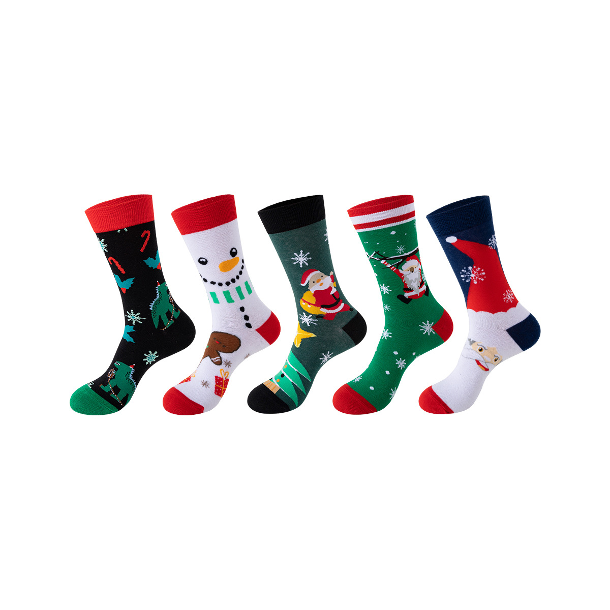 5 pares de calcetines de comercio exterior europeos y americanos calcetines de otoño e invierno para hombres calcetines de media pantorrilla ins par calcetines de moda calcetines de baloncesto de las mujeres al por mayor transfronteriza