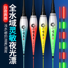 啃鱼水无影夜光漂高亮尾鱼漂高灵敏醒目日夜两用电子漂野钓浮漂
