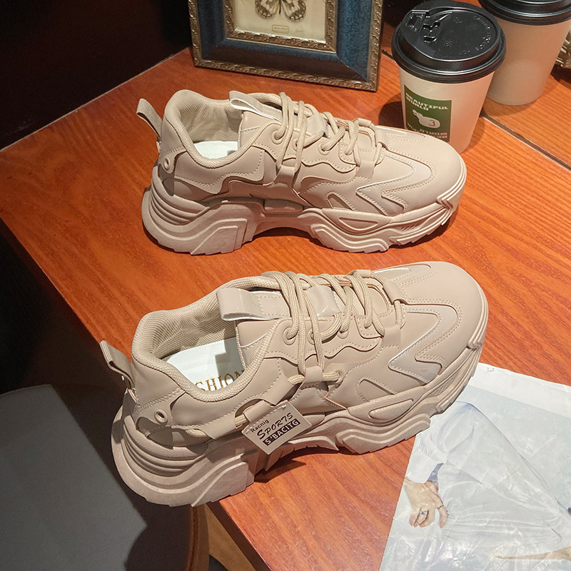 Superficie de cuero caqui