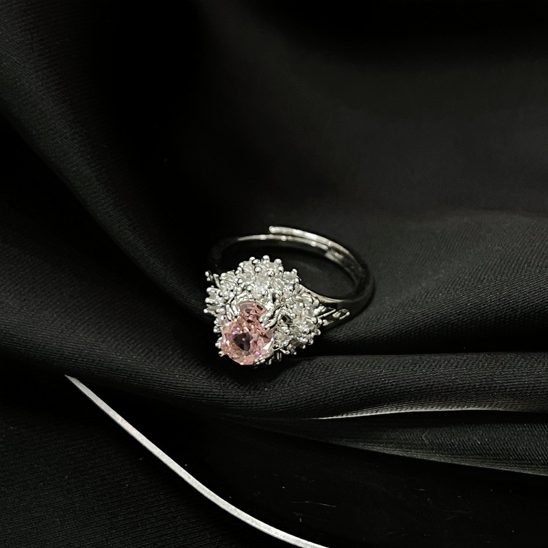 7g Weight Zircon Inlay Material Rings Classification Adjustable Ring Size 1 Piece Quantity Daily Occasion Copper Material Geometric Pattern All Seasons Season Women's Gender Inlay Design IG Style, Shiny Style Wholesale Jewelry IG Style Shiny Geometric Copper Zircon Inlay Rings 14