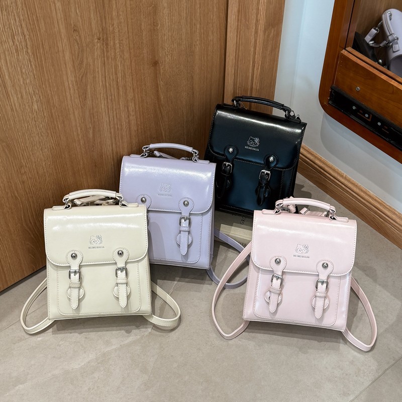Fashionable retro backpack