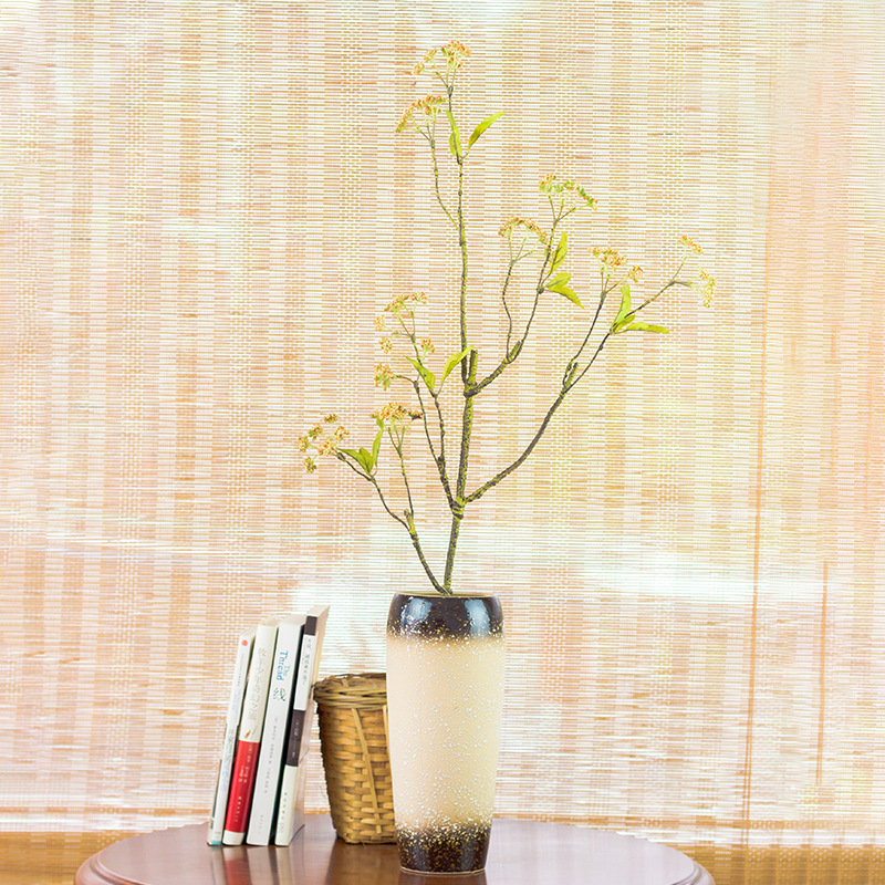 Multi-Headed Flower Branch Artificial Greenery Wedding Hotel Ceiling Decoration Fake Restaurant Decorative Flowers_maomaolike.com