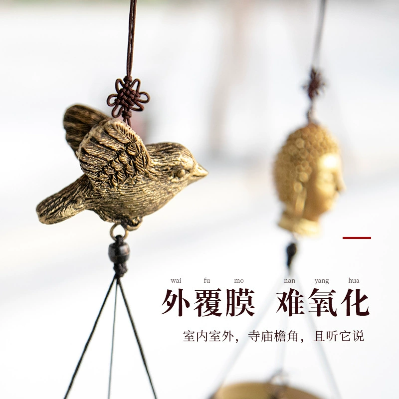 Творческие наружные металлические колокольчики ветра колокольчики в японском стиле украшения дверей в городе