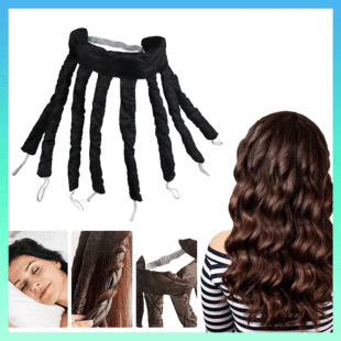 Amazon Detachable Eight-Claw Lazy Curling Iron Head with Octopus Curling Iron Big Wave Sleep Heatless Curling Iron