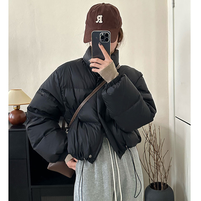 2025秋冬新款韩国东大门原版宽松面包服小个子羽绒棉服百搭外套女|undefined