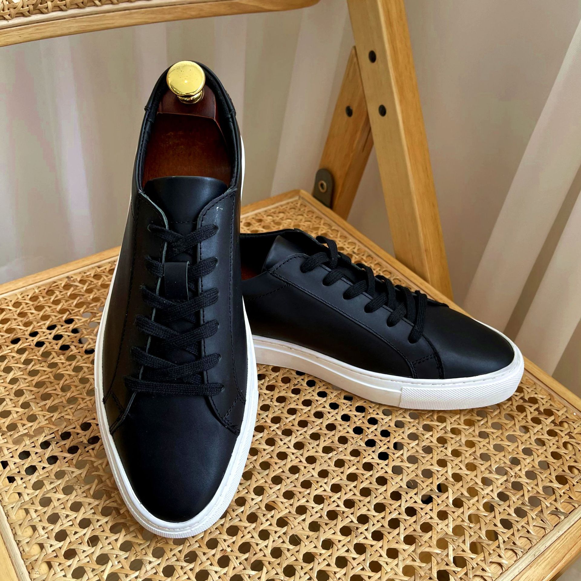Weiße Freizeitschuhe Für Damen Und Herren Im Britischen Stil_voghion.com