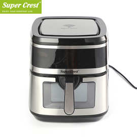 Super Crest 跨境欧规WIFI功能空气炸锅 多功能触控电炸锅可视窗