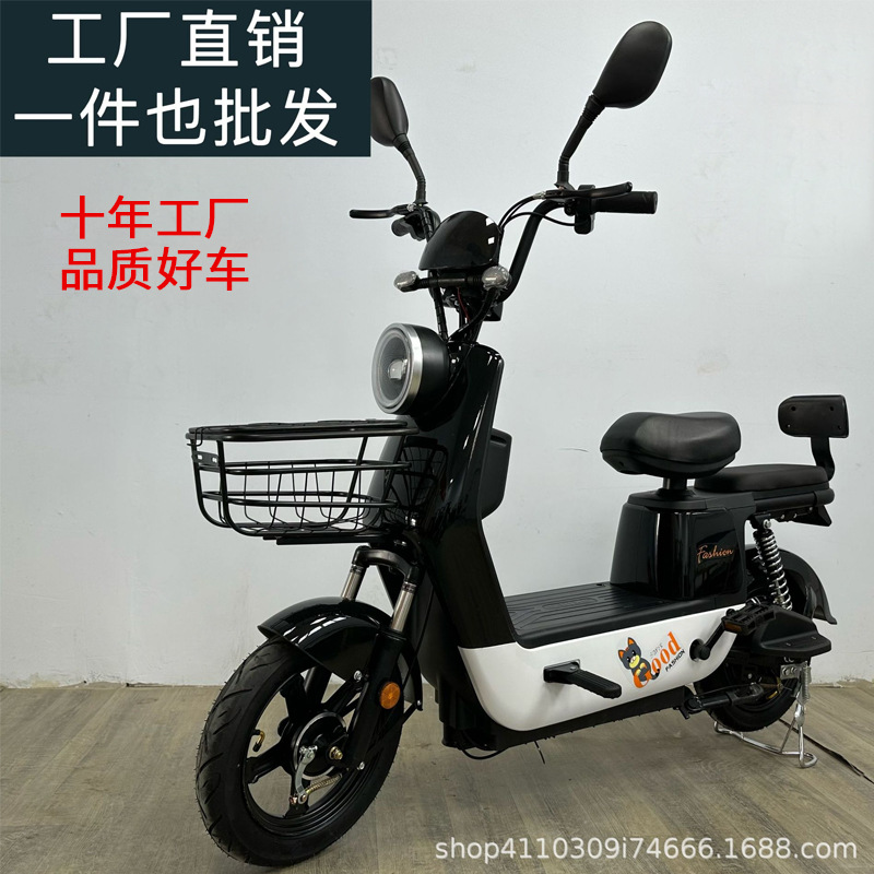 Transfronterizos dedicados a la nueva bicicleta eléctrica estándar nacional 48V de dos ruedas eléctricas de doble motocicleta eléctrica pequeña batería de automóviles