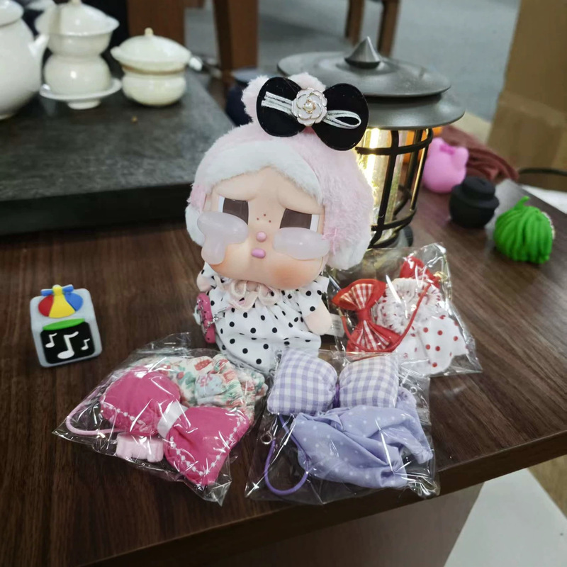 Crying Doll Clothes Natasha Grandpa Niu Gazi Sister Universal Plush Doll Clothes Dress Bowknot Sweater Set Gift Crying Doll Clothes Natasha Grandpa Niu Gazi Sister Universal Plush Doll Clothes Dress Bowknot Sweater Set Gift