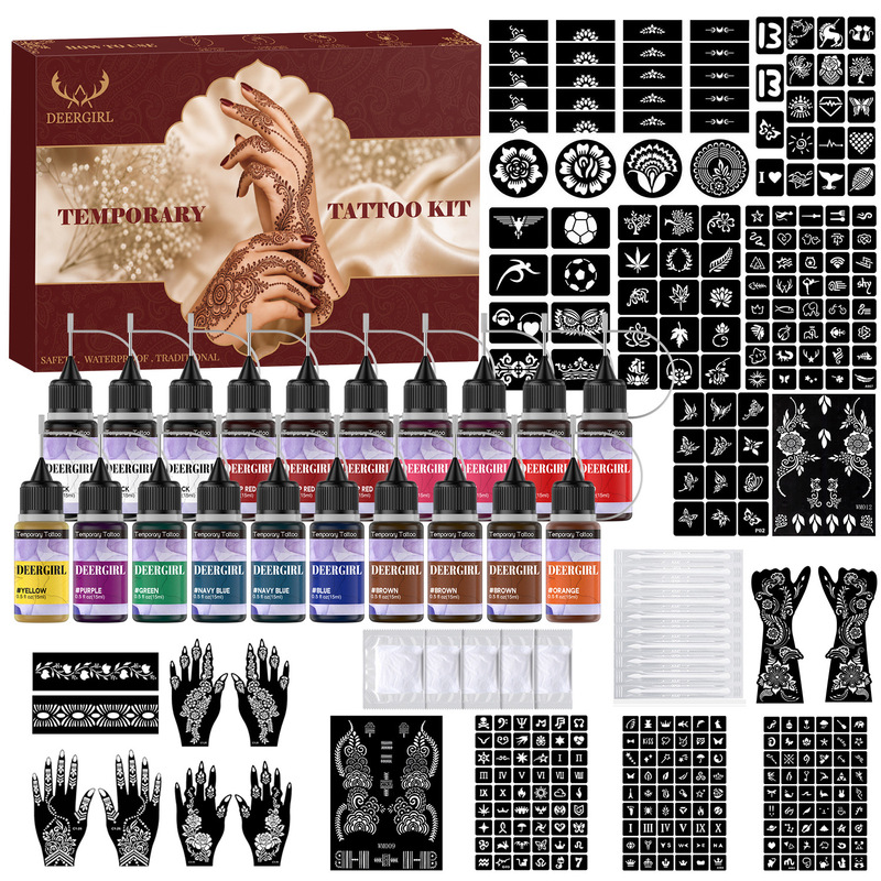 Haina Juice Paste Hand-Drawn DIY Pattern Temporary Tattoo Sticker Waterproof and Not Easy to Fade Haina Juice Paste Hand-Drawn DIY Pattern Temporary Tattoo Sticker Waterproof and Not Easy to Fade