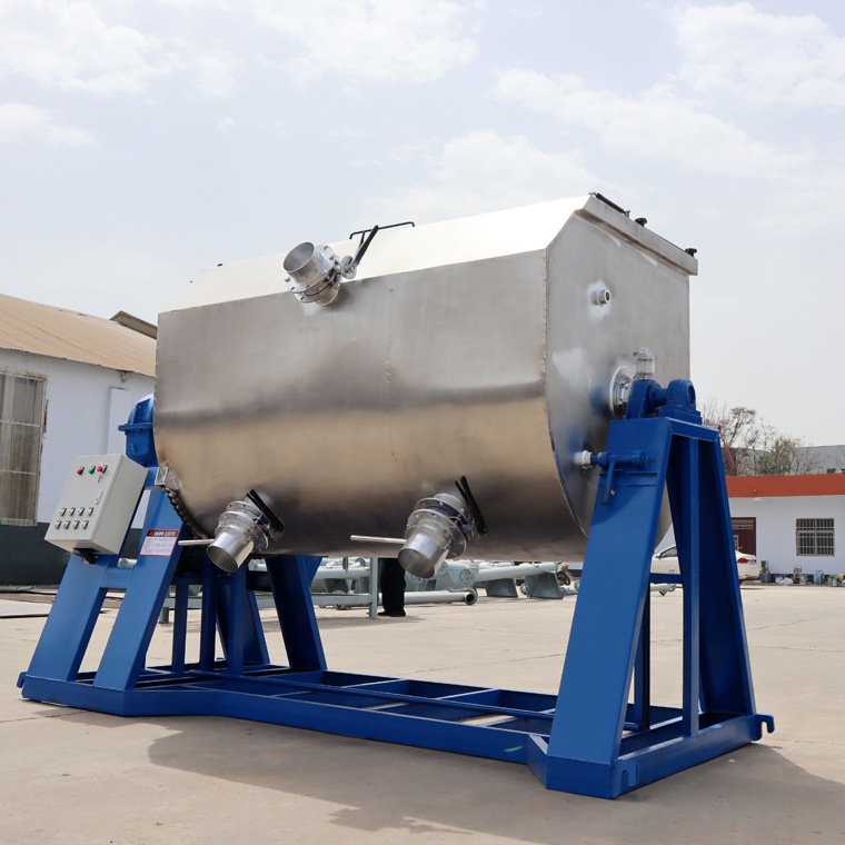 3吨翻转式质感漆混合机 翻转式大理石漆搅拌机设备塑料颗粒混合机