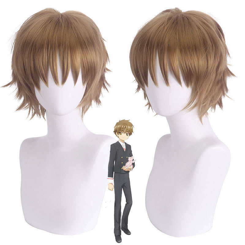 Master Shengda's Alerted Sakura Magic Card Magic Card Girl Sakura Li Xiaolang cos Wig Hairy Short Hair