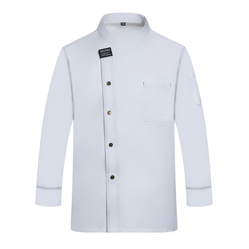 Chef's uniform long sleeve hotel catering hot pot restaurant canteen back kitchen clothes autumn winter pastry chef's clothing short sleeve