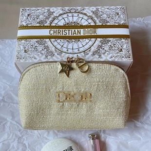 Beauty Counter 2024 Christmas Limited Gift Golden Cosmetic Bag Storage Bag