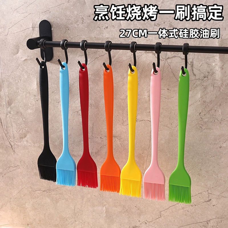 Все включено 27CM силиконовая большая масляная щетка для выпечки инструмент масляная щетка для барбекю щетка для соуса щетка для хлеба