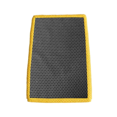 mesh car wash gloves, car, Car cleaning tools - hollowed-out-clay-surface-grid-point-clay-grinding-gloves-in-lemon-yellow