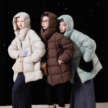 鹭青一原创【云里】三星90白鸭绒羽绒服女冬无胆重工轻薄保暖外套