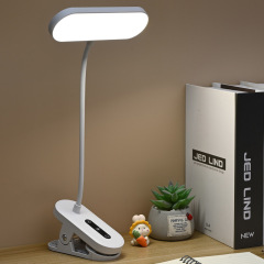 クリップテーブルランプ寮ホーム目の保護ランプデスク Led 充電式寝室のベッドサイドランプ調光可能なデスクトップ
