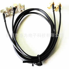 工厂BNC RG58 RG75高频线生产 铆压式直头弯头BNC高频线销售