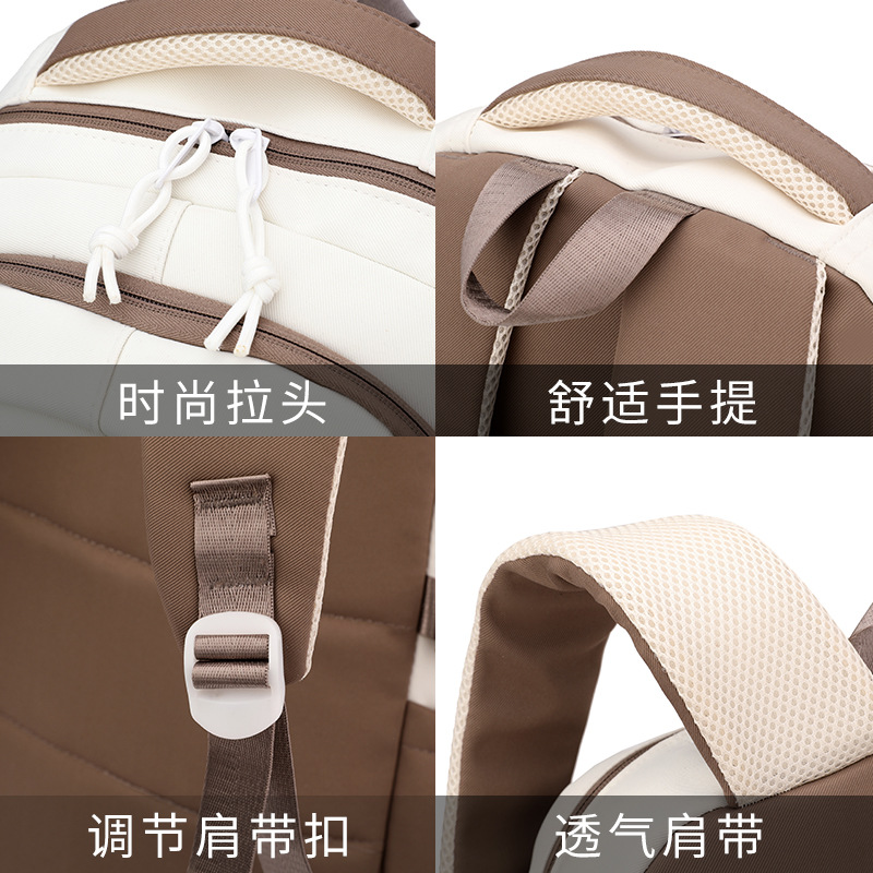 Pescado natural nueva mochila de tirón para niños 3 - 6 grados, mochila de alta capacidad para estudiantes de secundaria secundaria