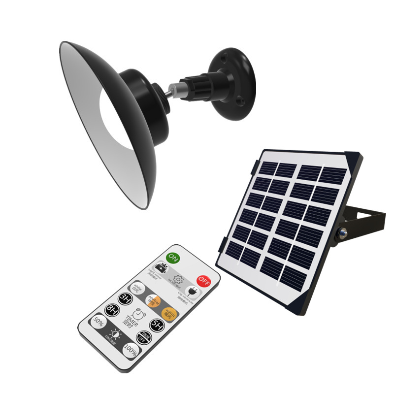 Nuevo LED brillante control remoto al aire libre solar jardín lámpara hogar Luz inducción araña un arrastre una minería lámpara de pared