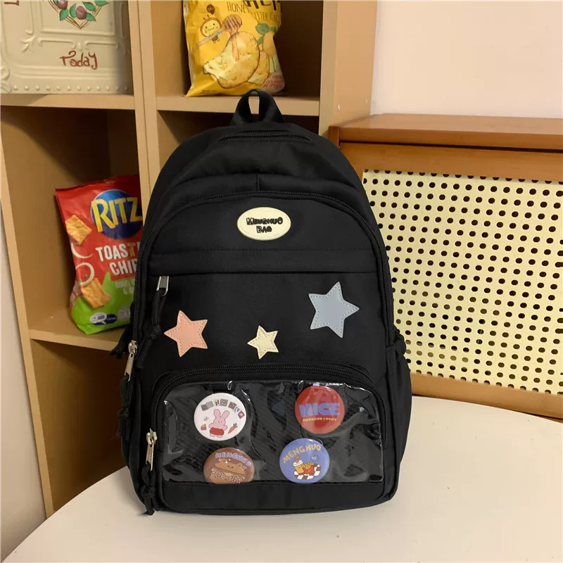 Trend capacious backpack, bag to go out for leisure, high-end